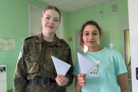 Волонтеры школы №2122 приняли участие во Всероссийской акции. Фото: официальная страница школы №2122 в социальных сетях