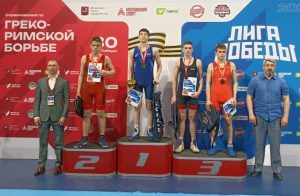 Юные спортсмены МКСШ «Новая Москва» заняли призовые места в турнире по греко-римской борьбе. Фото: официальный Telegram-канал МКСШ «Новая Москва»