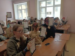 Жители района написали «Полярный диктант» в ДЮЦ «Виктория». Фото представлены сотрудники ДЮЦ «Виктория»