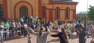 Культурно-развлекательную программу ко Дню защиты детей провели в храме Святой Елисаветы. Фото: официальная страница храма Святой Елисаветы в социальных сетях