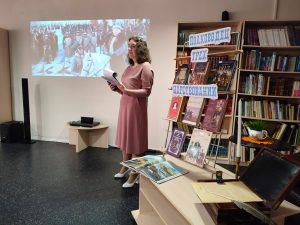 Сотрудники ЦБС Щербинки провели литературную беседу «Полководец трех царствований». Фото: официальный Telegram-канал ЦБС Щербинки