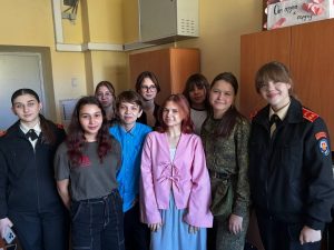 Организационная встреча прошла у волонтеров школы №2122. Фото: официальная страница школы №2122 в социальных сетях